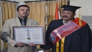 جامعة &laquo;الشعوب العربية&raquo; تمنح وزير الثقافة الدكتوراه الفخرية ودرع الشعب العربي و درع التميز في تنمية المجتمعات
