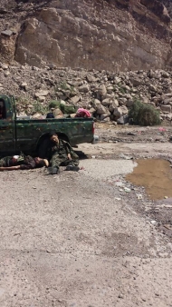 مقتل سبعة حوثيين في جبهة ردفان وجواس يحشد المقاتلين للسيطرة على قاعدة العند